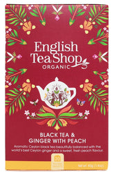 Thé noir au gingembre et pomme 20x2 g BIO 40 g ENGLISH TEA SHOP